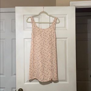 AE Pink flowered peek-a-boo back dress